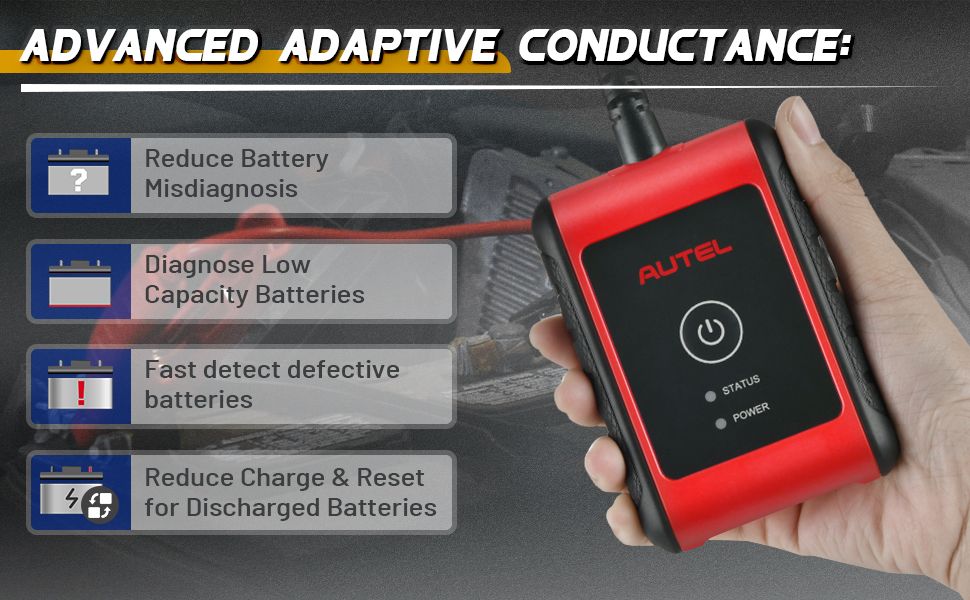 Testeur de batterie de voiture Autel MaxiBAS BT508
