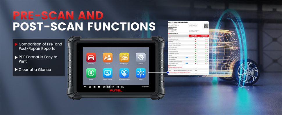 Autel MaxiCheck MX900 OBD2 tous les scanners de diagnostic du système, contrôle bidirectionnel, DoIP/CAN FD, lire/effacer le code, service 40+, mise à niveau de MK808/MX808