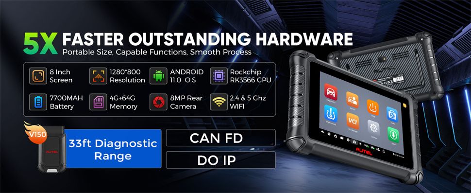 Autel MaxiCheck MX900TS MX900-TS diagnostic de système avec fonctions TPMS complètes bi-directionnelles 40+ services mis à jour de MX808TS/MX808STS/MK808TS