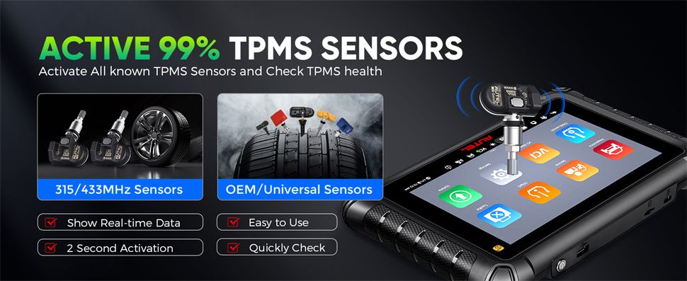 Autel MaxiCheck MX900TS MX900-TS diagnostic de syst&egrave;me avec fonctions TPMS compl&egrave;tes bi-directionnelles 40+ services mis &agrave; jour de MX808TS/MX808STS/MK808TS