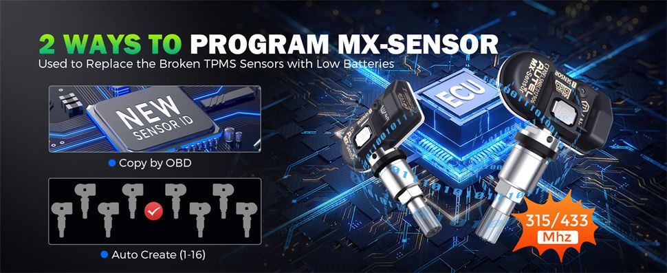 Autel MaxiCheck MX900TS MX900-TS diagnostic de syst&egrave;me avec fonctions TPMS compl&egrave;tes bi-directionnelles 40+ services mis &agrave; jour de MX808TS/MX808STS/MK808TS