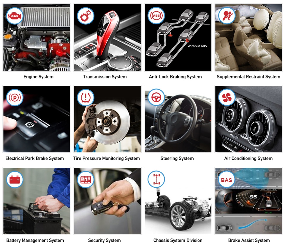 Autel MaxiCOM MK808TS Outil de réapprentissage automatique TPMS