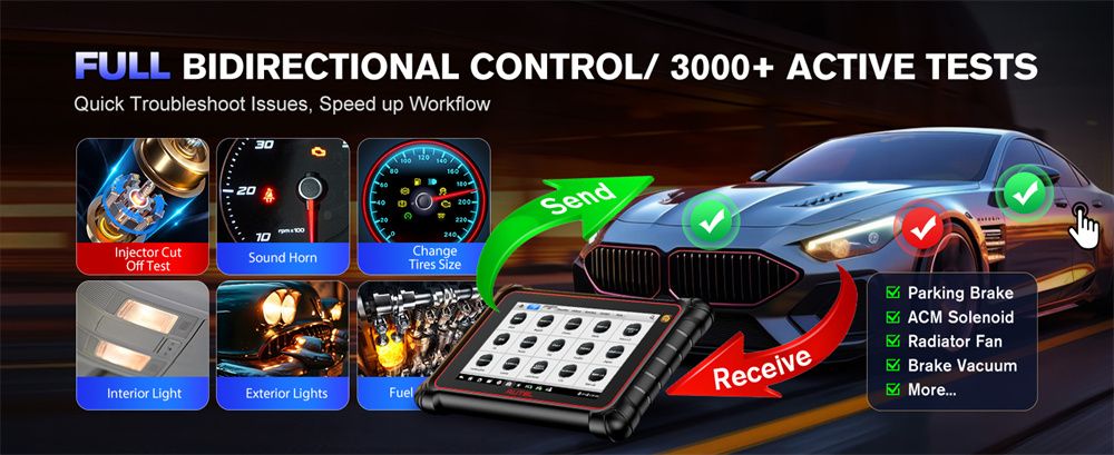 Autel MaxiCOM MK900TS MK900-TS TPMS sans fil diagnostic 