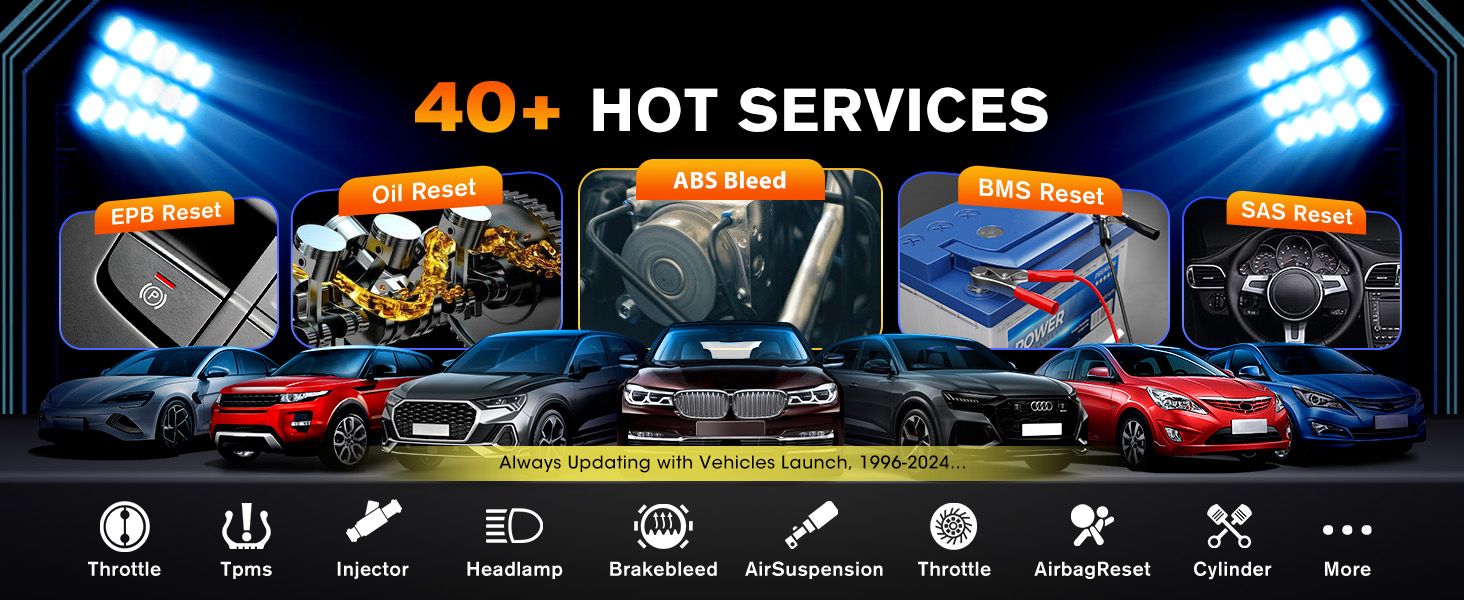 Fonction de service Autel IM608 PRO II