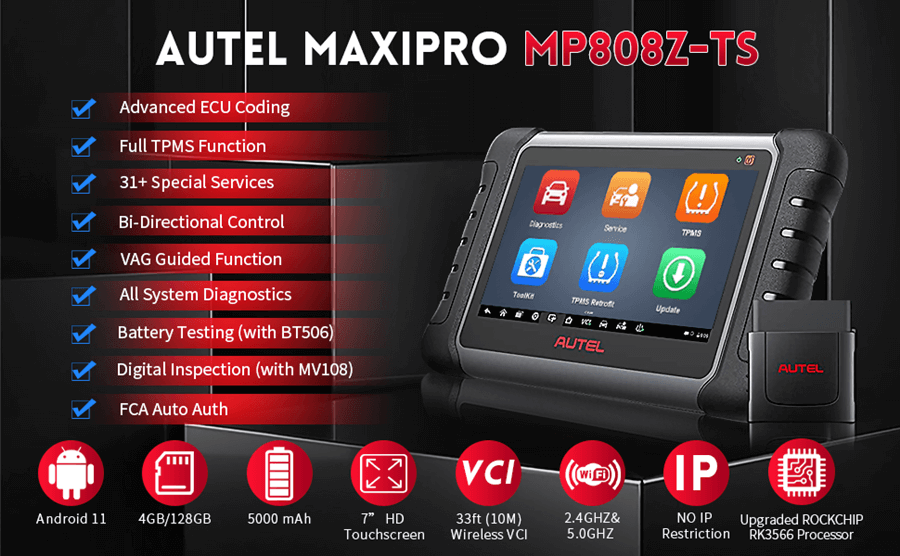 Autel maxipro mp808z - ts société 