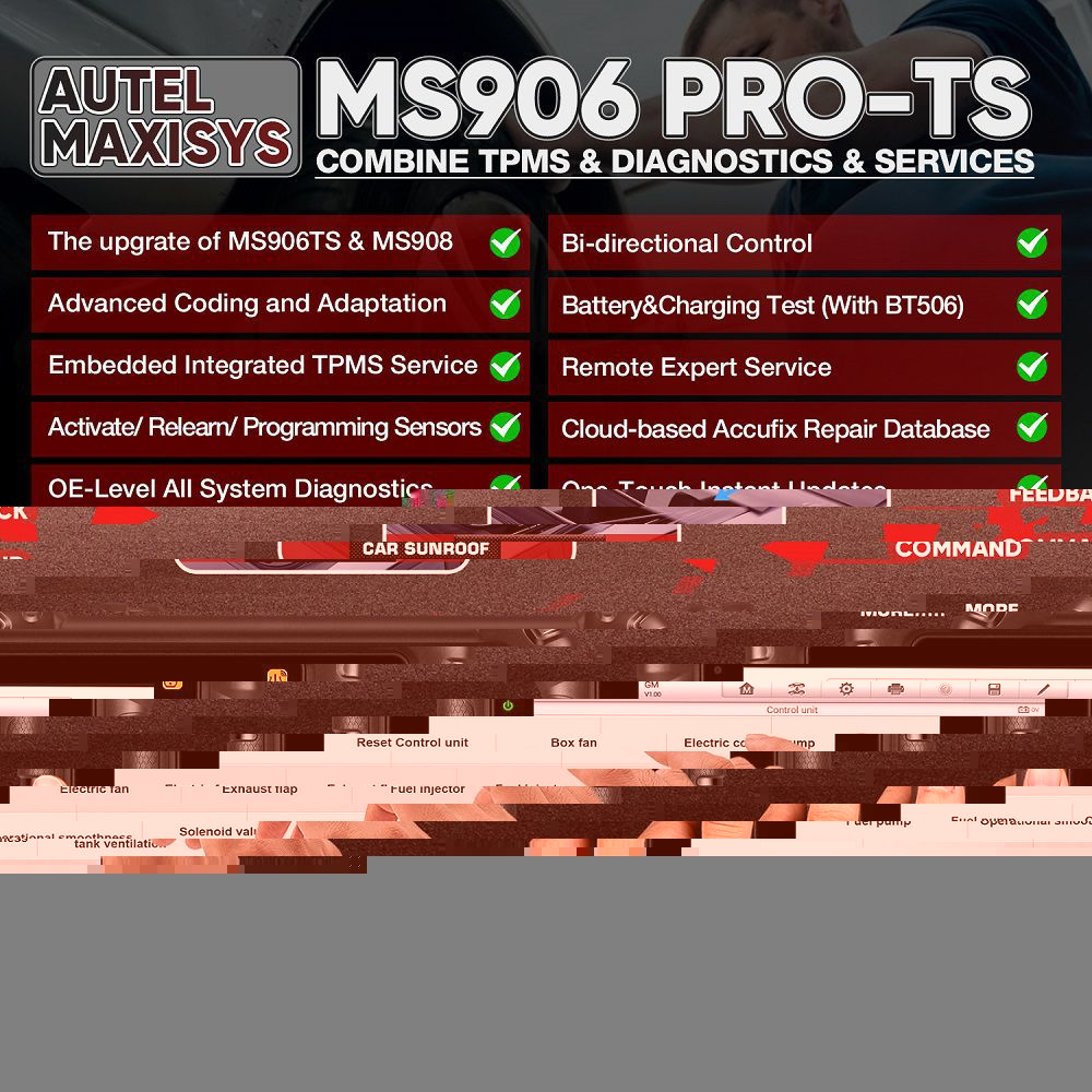 Autel ms906 pro - ts test actif