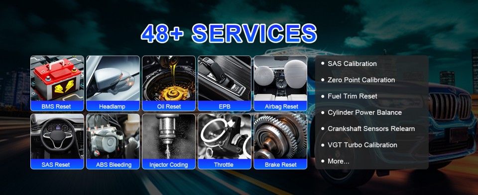 AUTEL MaxiSys Ultra S2 Fonctions de service