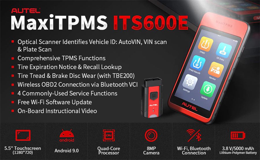 Autol maxitpms its600e TPMS re - learning tool 