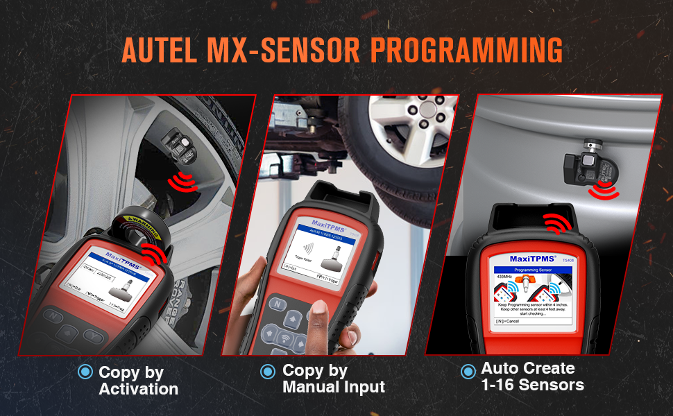 Outil de réapprentissage original Autel MaxiTPMS TS408 TPMS