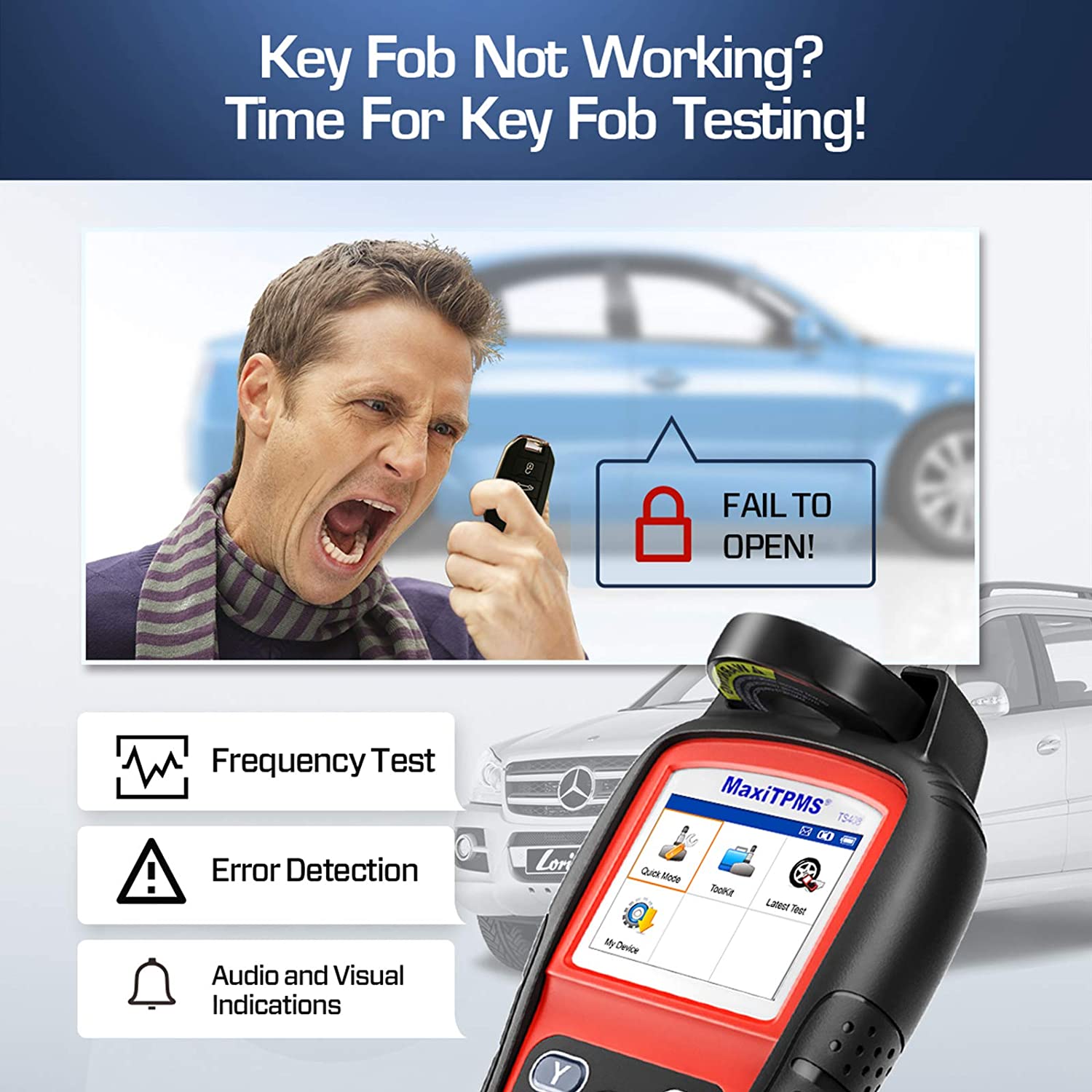 Outil de réapprentissage original Autel MaxiTPMS TS408 TPMS