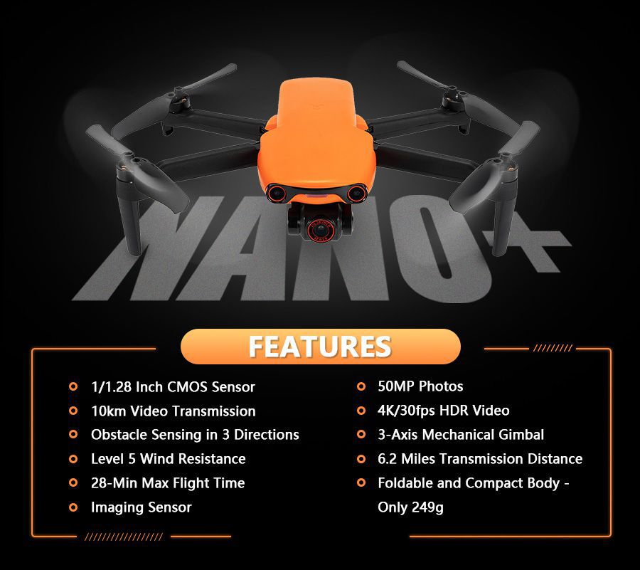 Autel Robotics Evo Nano + avion 
