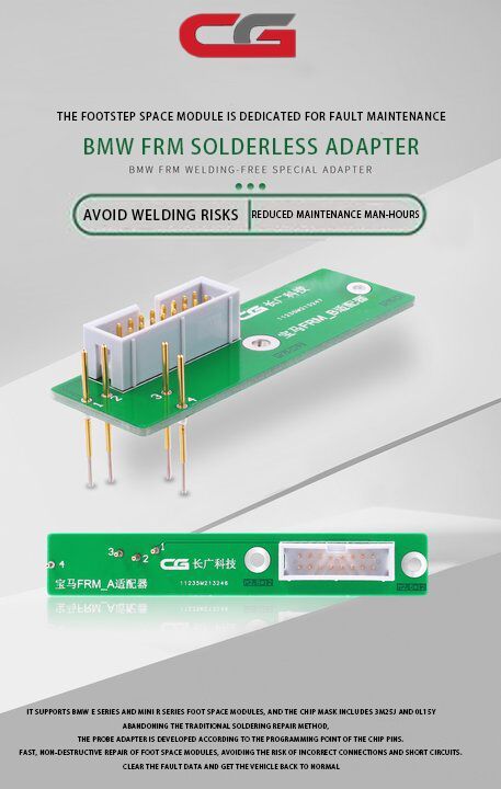 Adaptateur sans soudure CG BMW FRM