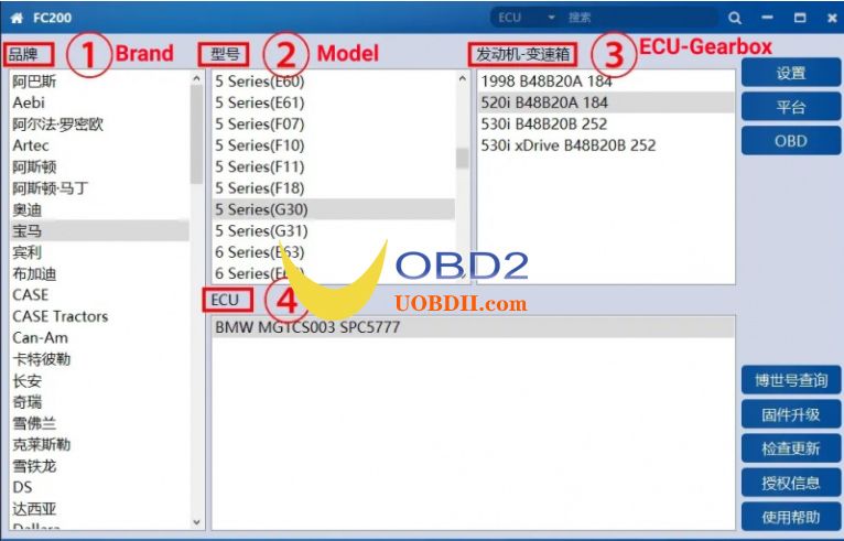 CG FC200 ECU Programmer Version complète