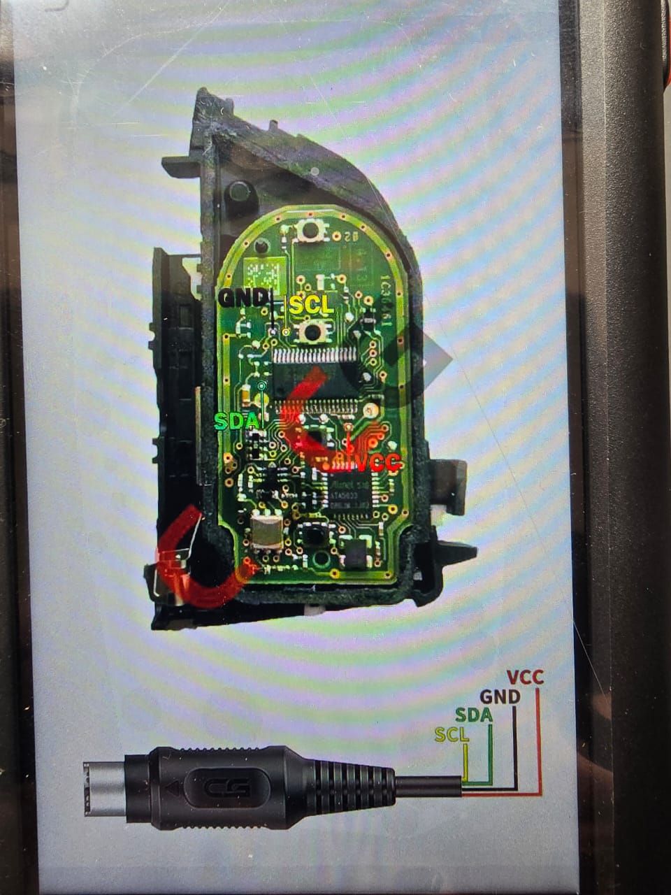 2025 Nouveau CGDI K2 Key Unlock Renouveller le c&acirc;ble