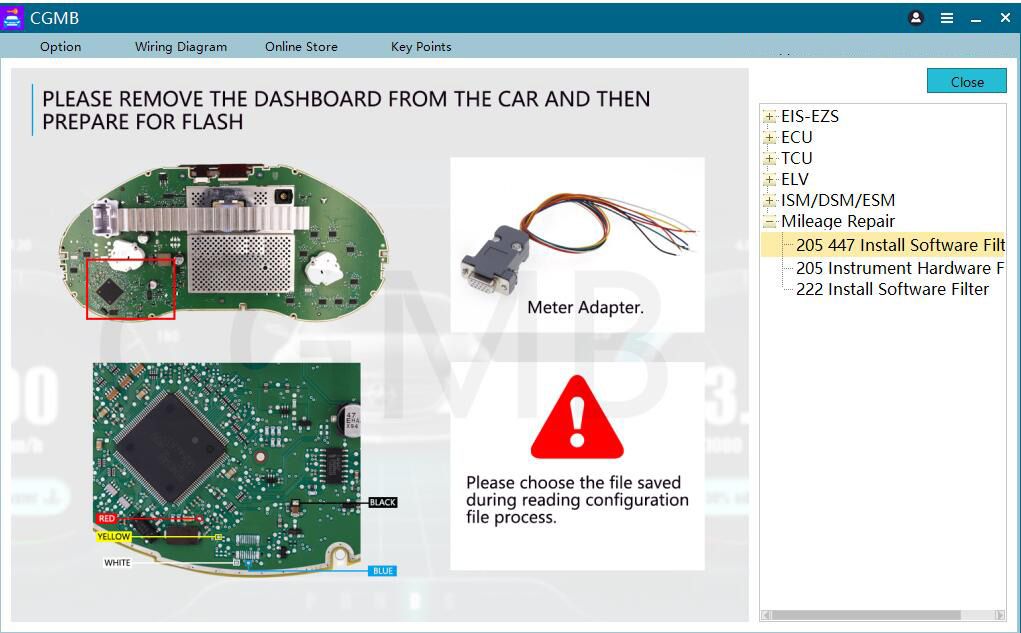 Carte d'extension CGDI MB 205