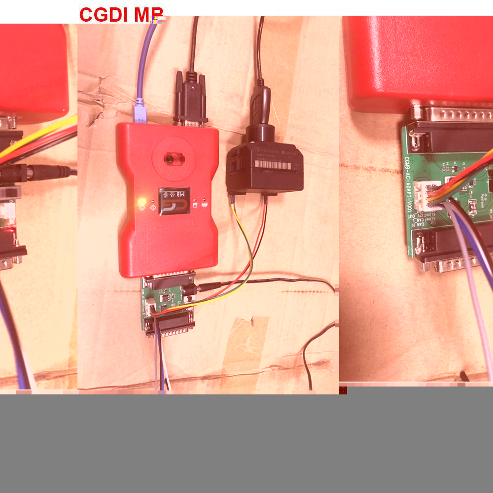 Adaptateur AC cgdi MB utilisé avec Mercedes w164 w204 w221 w209 w246 w251 w166 pour la collecte de données