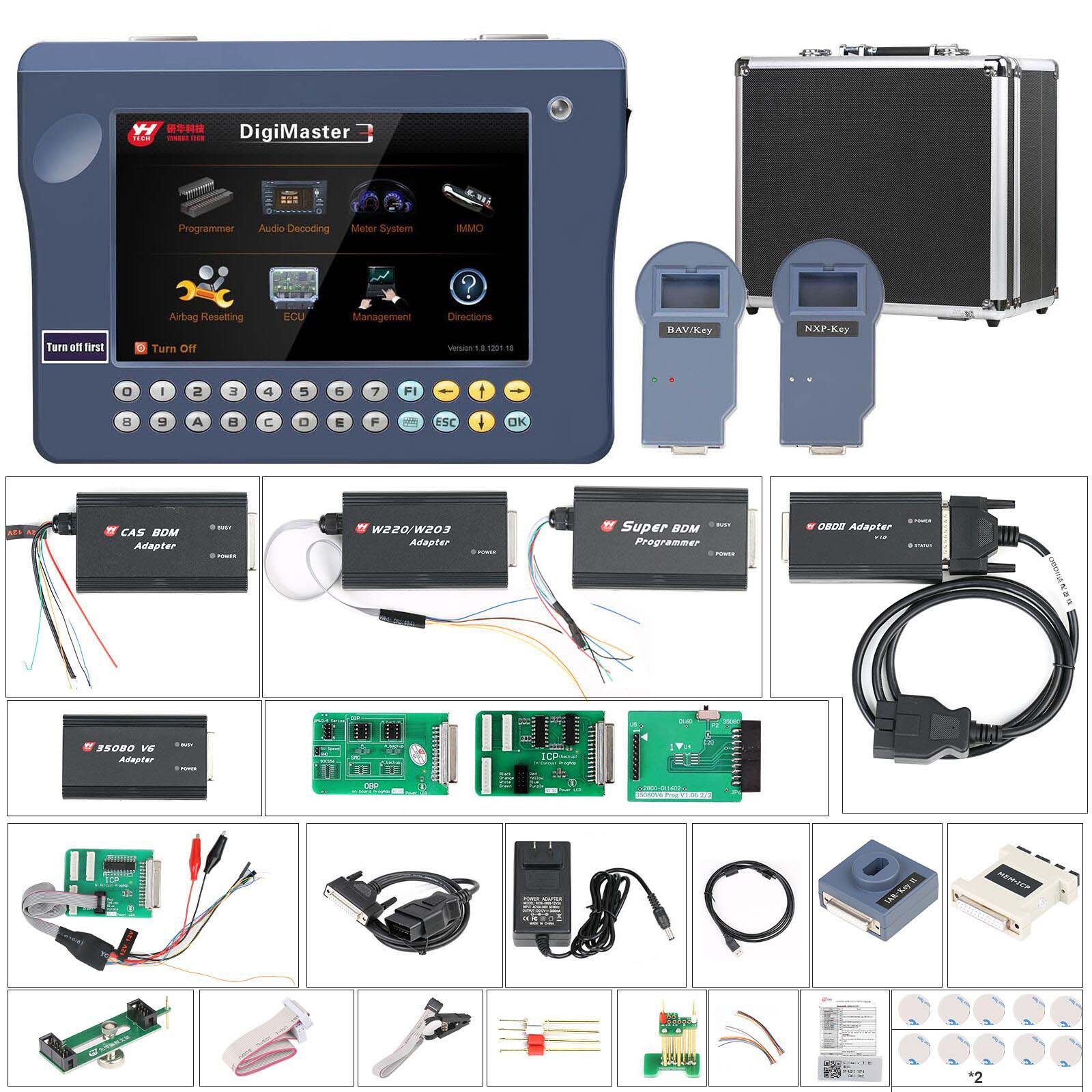 Liste des paquets Digimaster 3