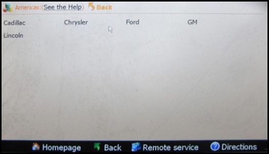 Liste des voitures américaines prises en charge par Digimaster 3