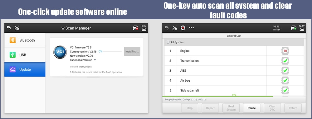 Scanner automobile Eucleia Tabscan S8