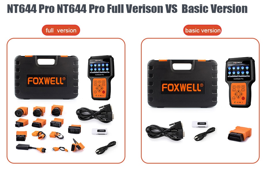 Scanner OBD2 système complet FOXWELL NT644 PRO
