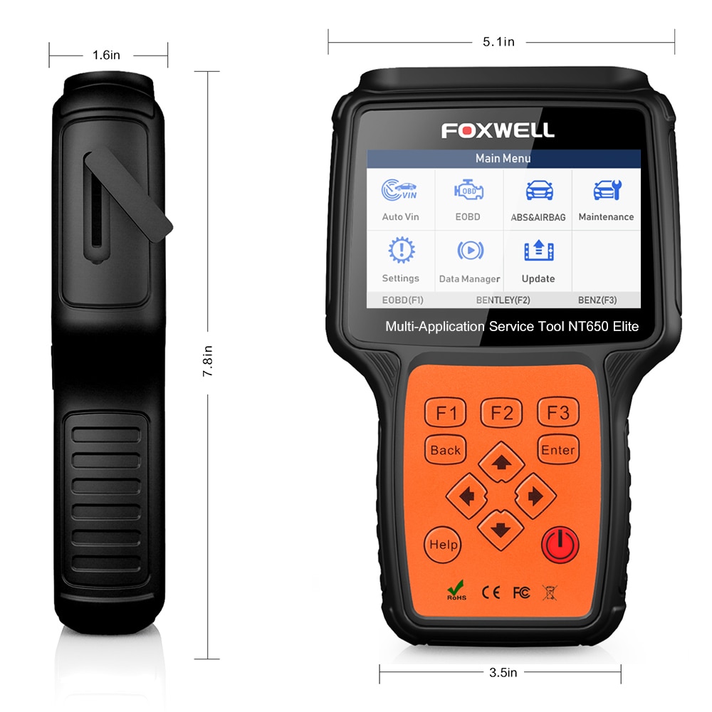 FOXWELL NT650 Elite OBD2 EOBD Outil de diagnostic