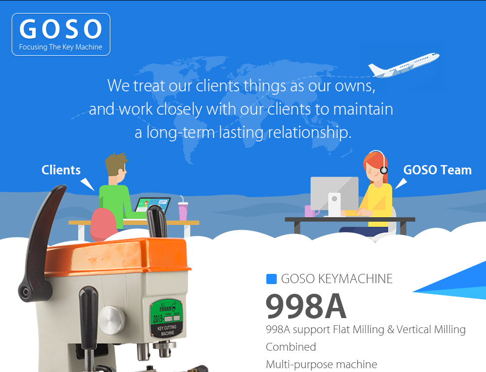 FUGONG 998A machine de coupe automatique clé 220V clé Dupli