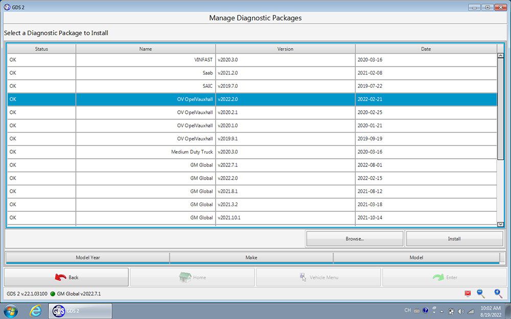 WIFI GM MDI 2 interface de diagnostic multiple 