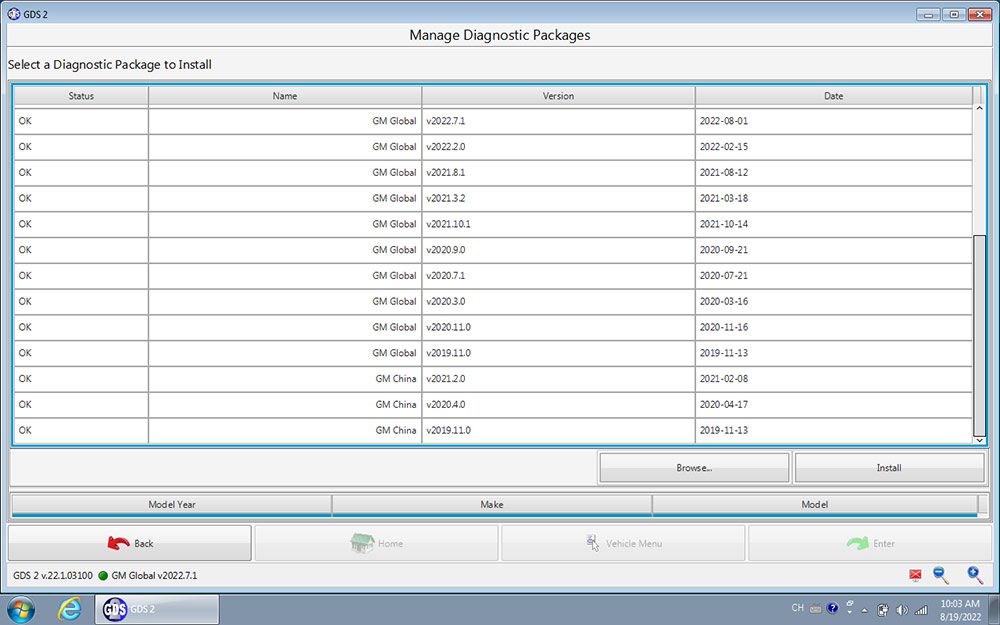 WIFI GM MDI 2 interface de diagnostic multiple 