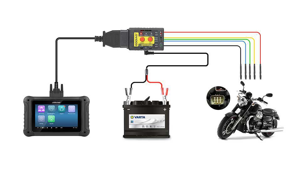 Godiag gt108 super obdi - OBDII adaptateur de conversion universel