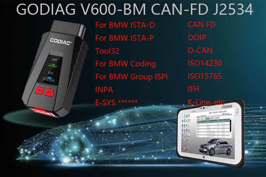 Outils de diagnostic et de programmation goldiag V600 - BM BMW
