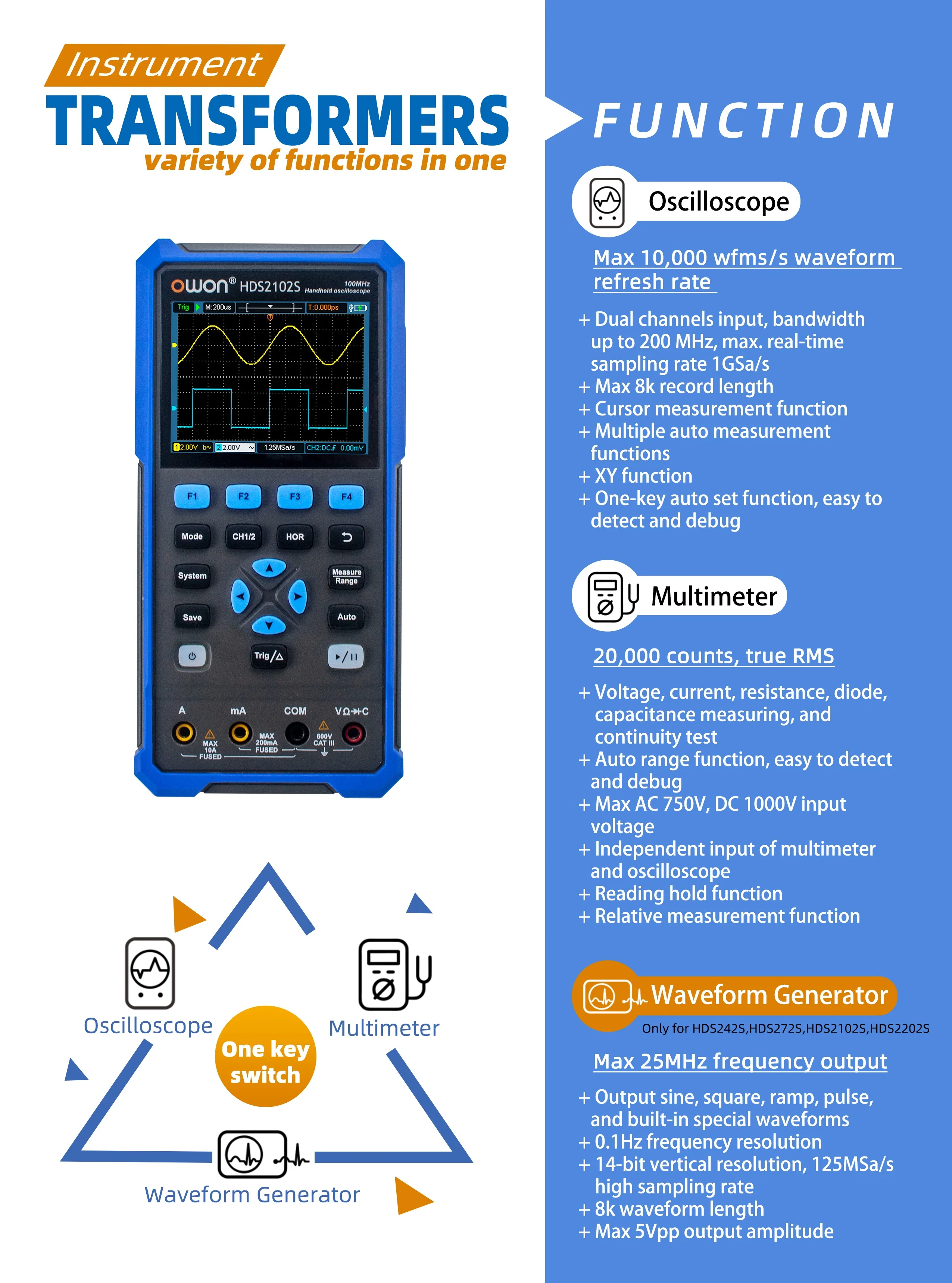 Oscilloscope num&eacute;rique portatif
