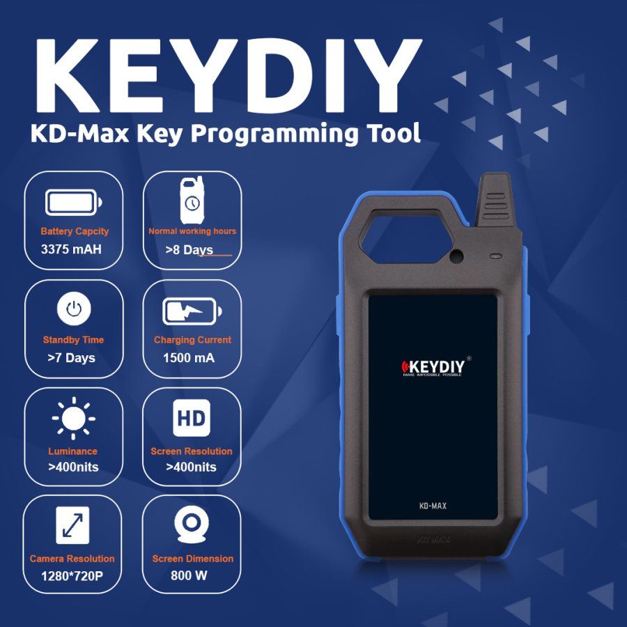 KEYDIY KD-MAX - Outil de clés et générateur à distance