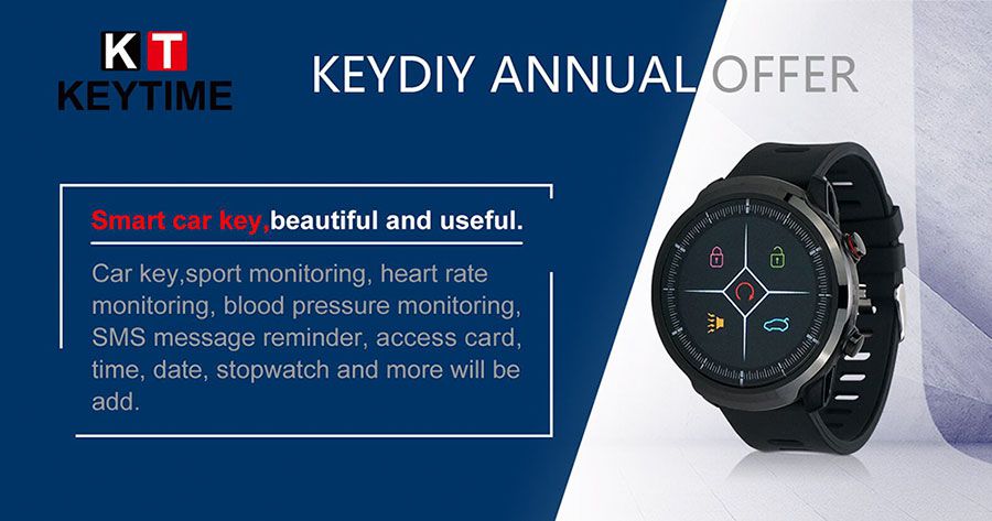 Original KEYDIY KD Smart Watch KD-SW02 cristal liquide