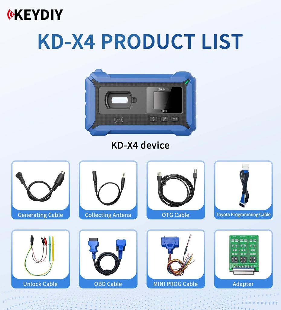 KEYDIY KD-X4 KDX4 Programmateur cl&eacute; 5 en 1 