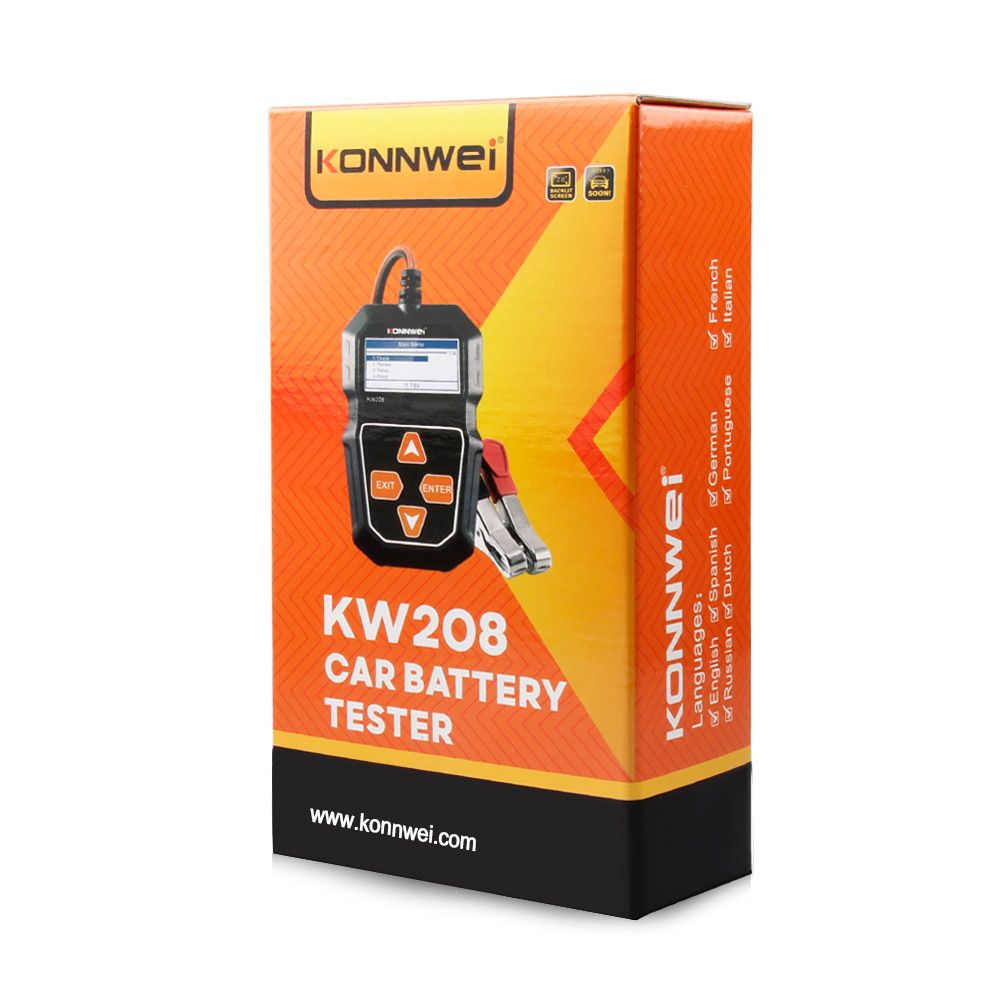 Konnwei kw208 testeur de batterie automobile