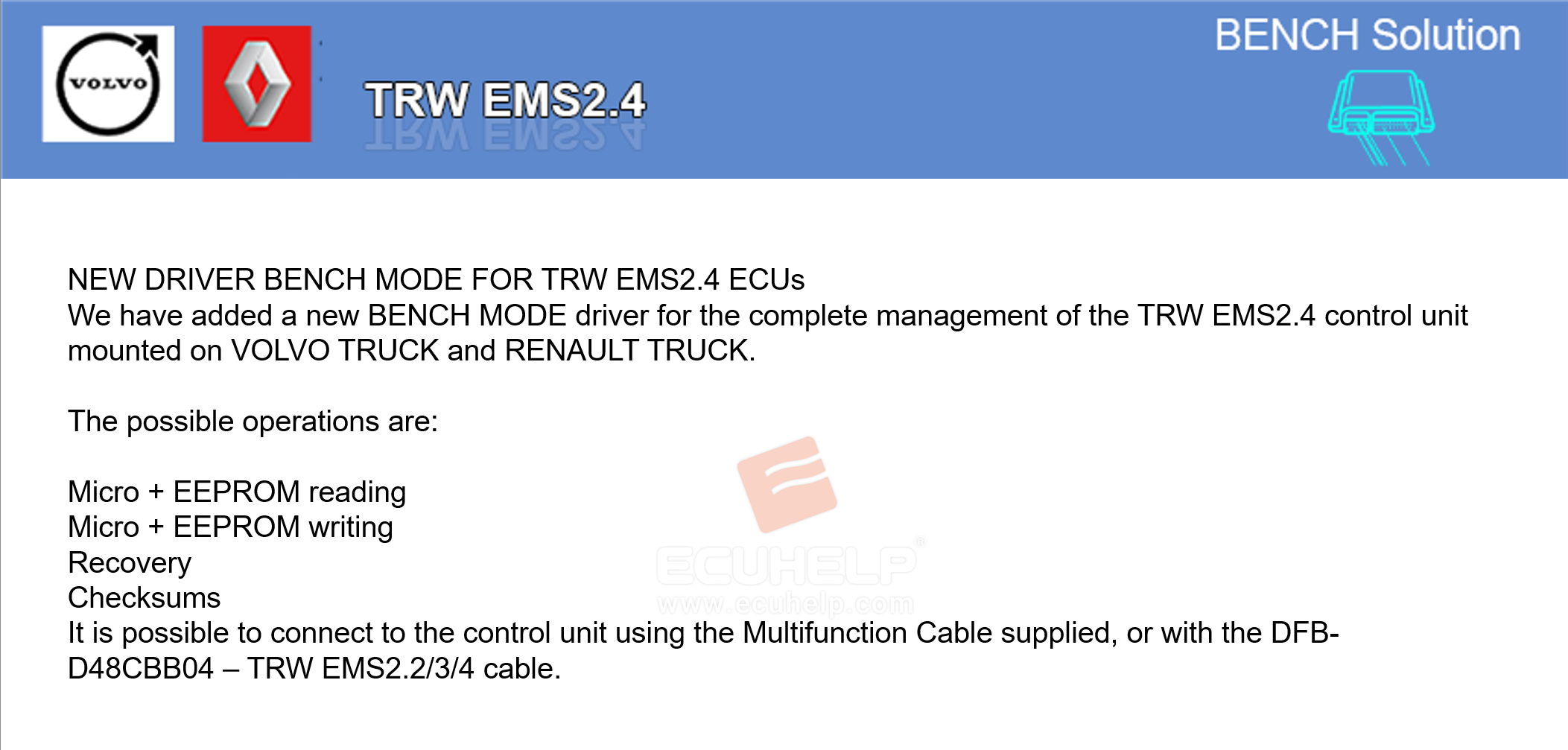 Programmateur d'ECU KT200II 