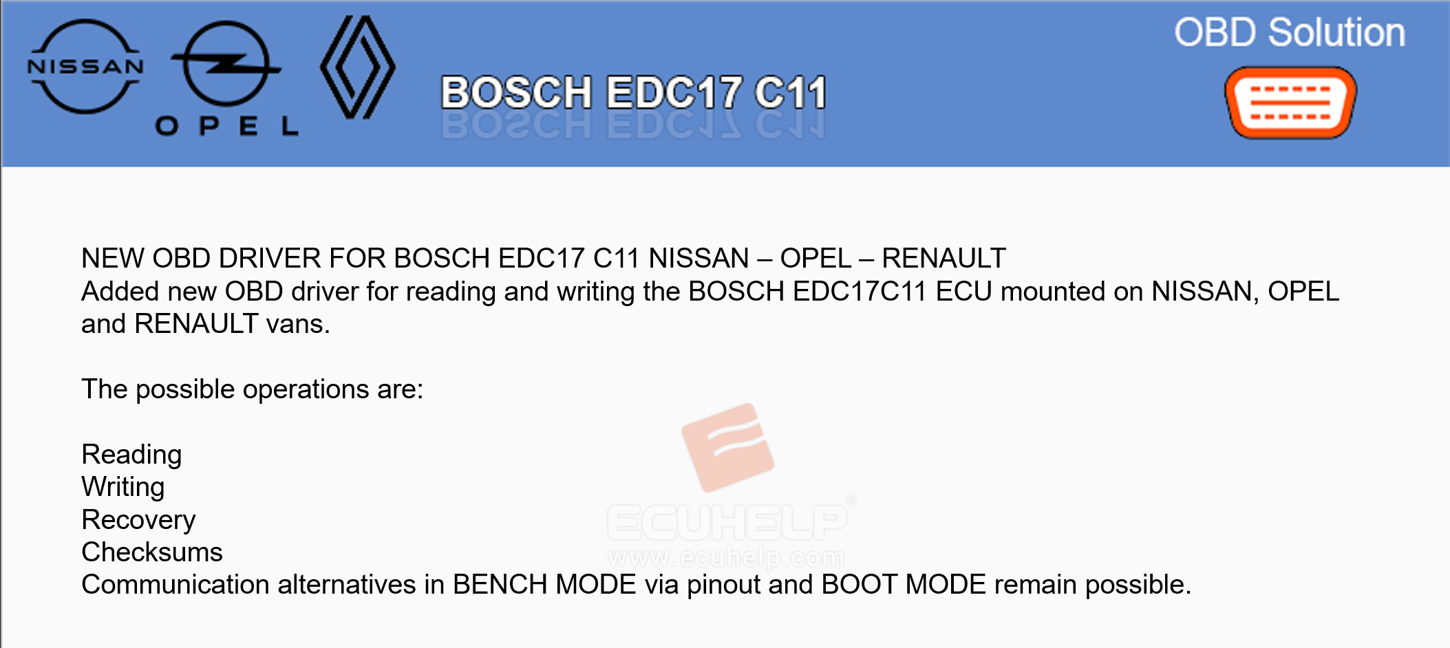 Programmateur d'ECU KT200II 