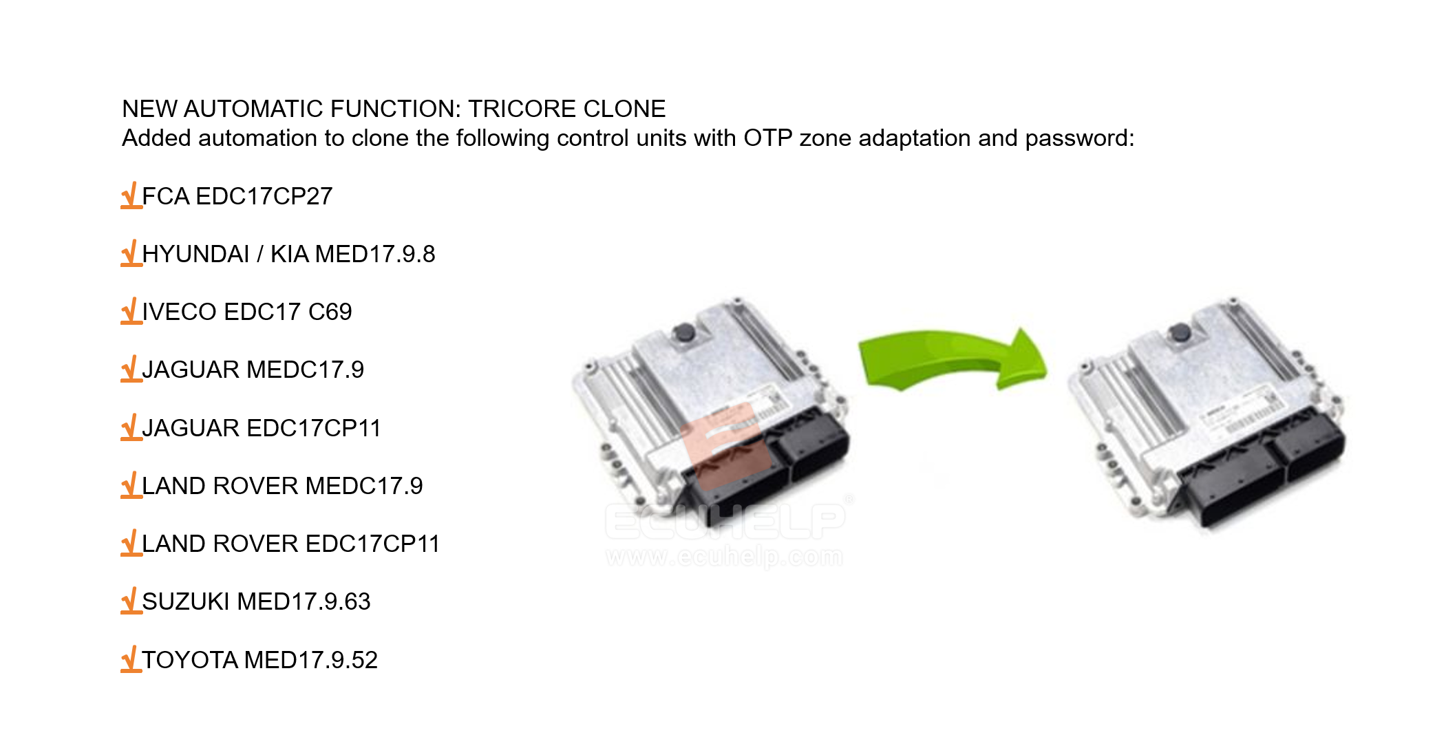 Programmateur d'ECU KT200II 