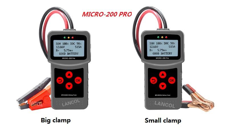 Testeur de capacité de batterie lancol micro200pro 12V