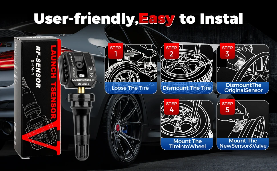Lancement du capteur TPMS LTR05S 2in1
