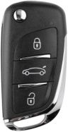 Lancer LN3-PUGOT-01 LN-Peugeot DS Smart Key (pliant 3 Bu