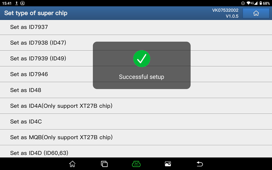 Lancement de x431 Key programmer Remote Maker