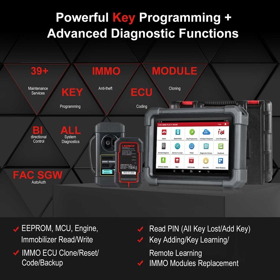 LAUNCH X431 IMMO PLUS Programmateur clé