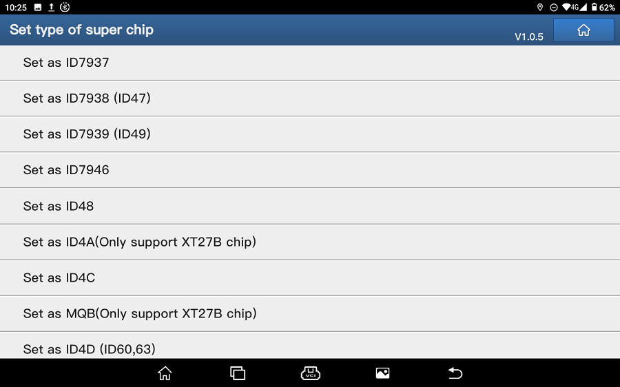 Lancement de x431 Key programmer Remote Maker