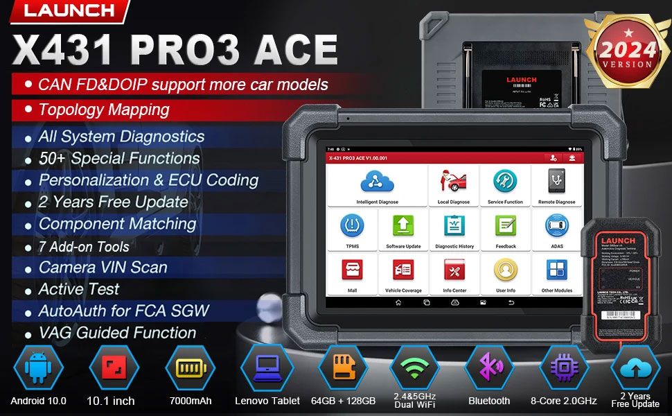 Lancer l'outil de diagnostic X431 PRO3 ACE