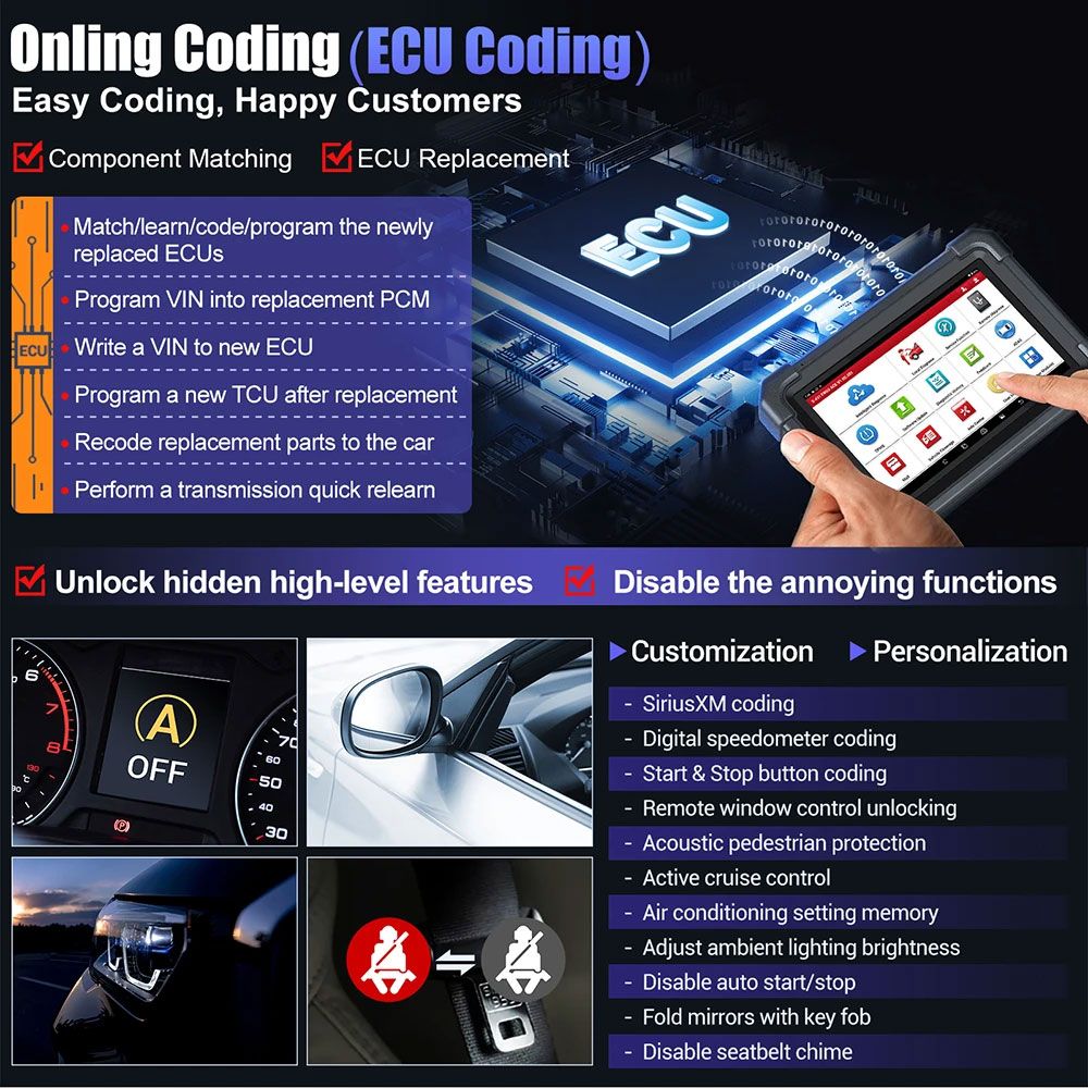 Lancer l'outil de diagnostic X431 PRO3 ACE