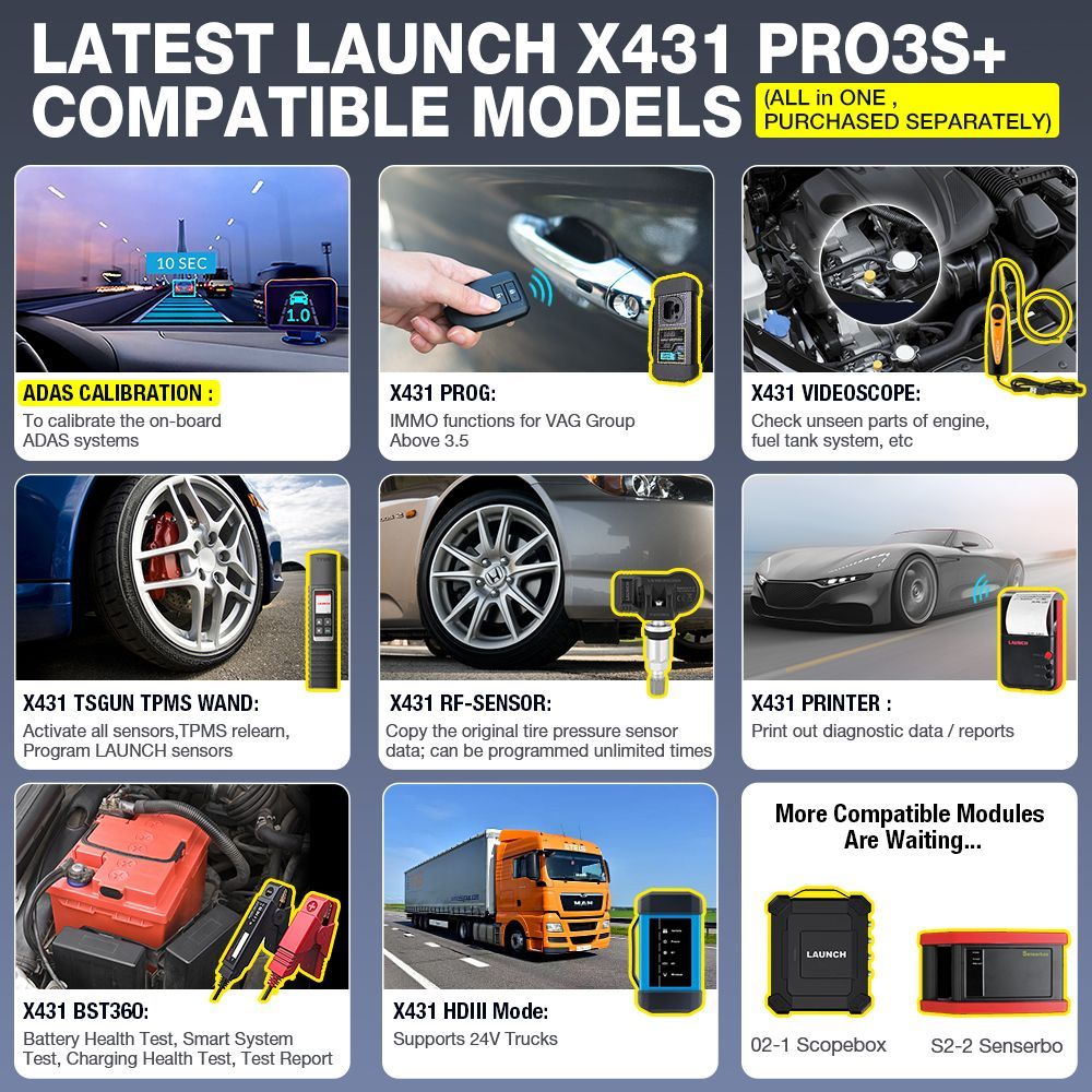 lancement du module étendu x431 pro3s+
