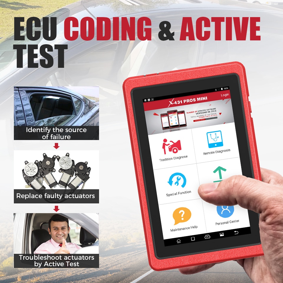 Lancer X431 ProS Mini Android Pad Diagnostics multi-système
