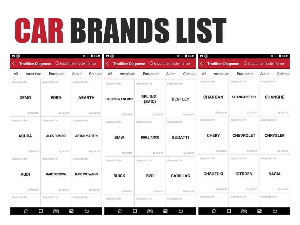 Lancer X431 ProS Mini Android Pad Diagnostics multi-système