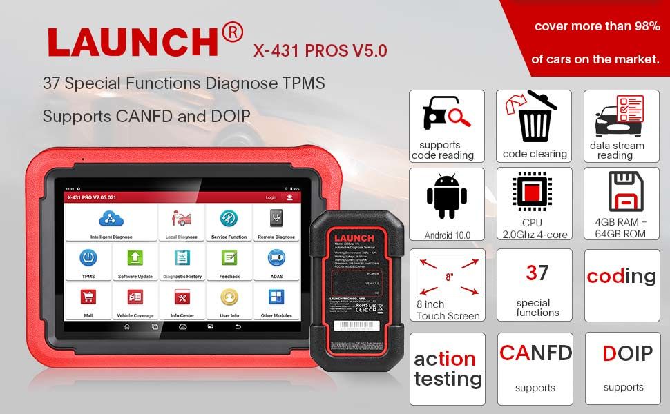 Lancer l'outil de diagnostic X-431 PROS V5.0 